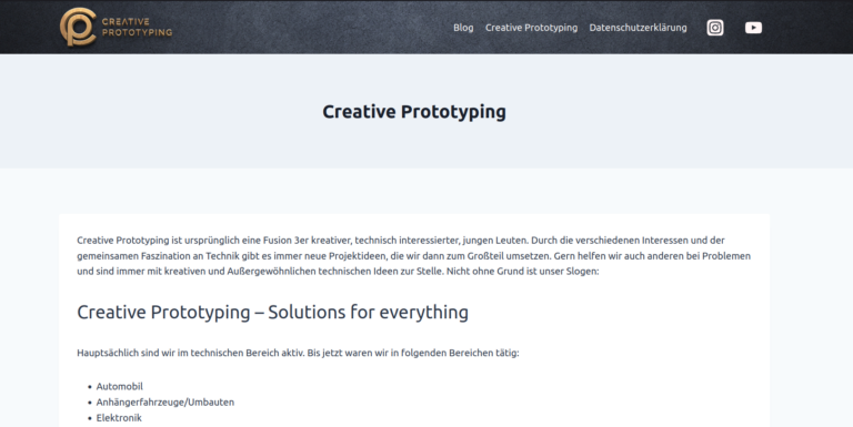 Webseite goes online